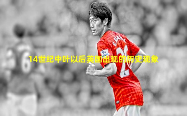 14世纪中叶以后英国出现的历史现象