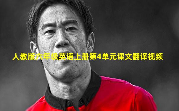 人教版六年级英语上册第4单元课文翻译视频