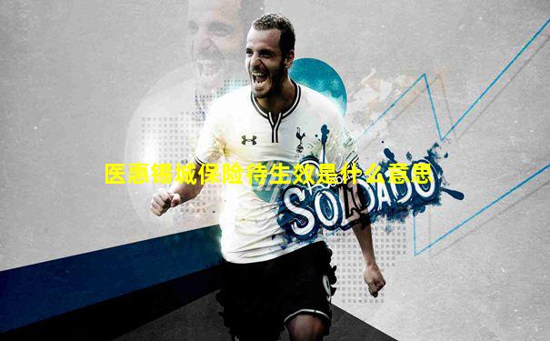 医惠锡城保险待生效是什么意思