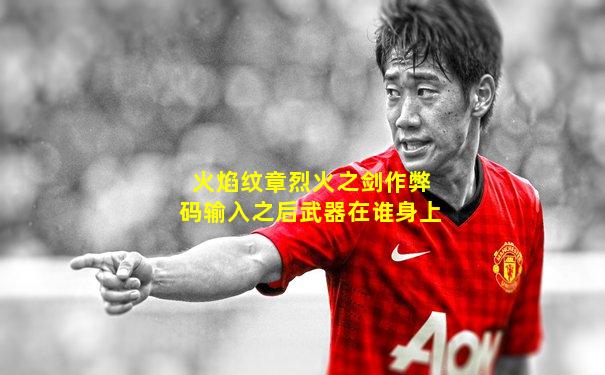 火焰纹章烈火之剑作弊码输入之后武器在谁身上