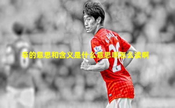 辛的意思和含义是什么意思啊怎么读啊
